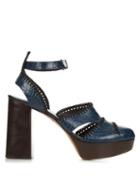 Robert Clergerie Holly Leather High-platform Sandals