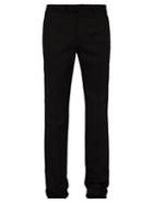 Matchesfashion.com Raf Simons - Slim Fit Wool Trousers - Mens - Black