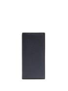 Matchesfashion.com Valextra - Vertical Bi Fold Grained Leather Wallet - Mens - Navy