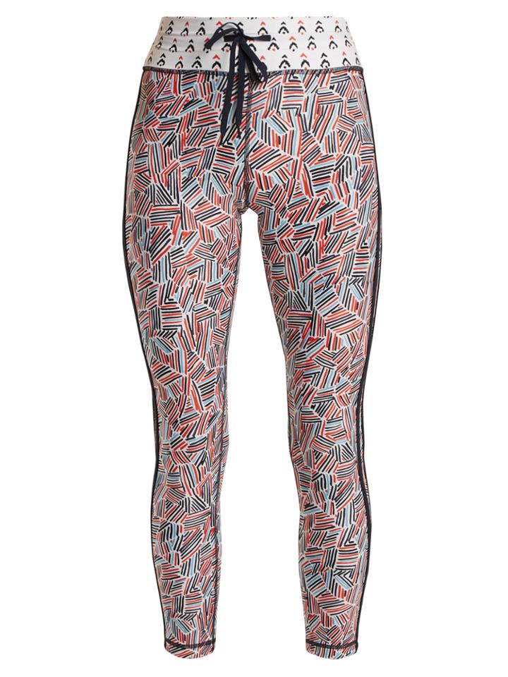 The Upside Fire And Rain-print Performance Leggings