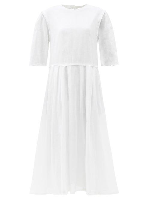 Matchesfashion.com S Max Mara - Varenna Dress - Womens - White