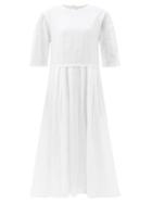 Matchesfashion.com S Max Mara - Varenna Dress - Womens - White