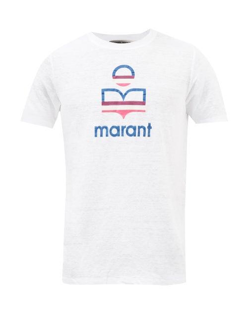 Isabel Marant - Karman Linen T-shirt - Mens - White