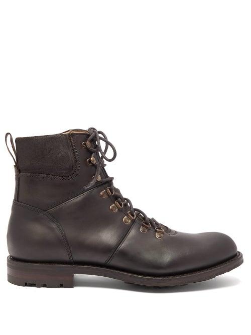 Matchesfashion.com Cheaney - Ingleborough B Lace Up Leather Boots - Mens - Brown