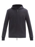 Matchesfashion.com Gabriela Hearst - Holden Zipped Cashmere Hooded Sweatshirt - Mens - Navy