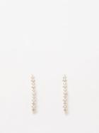 Mateo - The Little Things Diamond, Pearl & Gold Earrings - Womens - Gold Multi