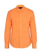 Matchesfashion.com Polo Ralph Lauren - Slim Fit Cotton Oxford Shirt - Mens - Orange