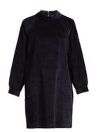 Matchesfashion.com M.i.h Jeans - Inigo Cotton Blend Corduroy Mini Dress - Womens - Navy