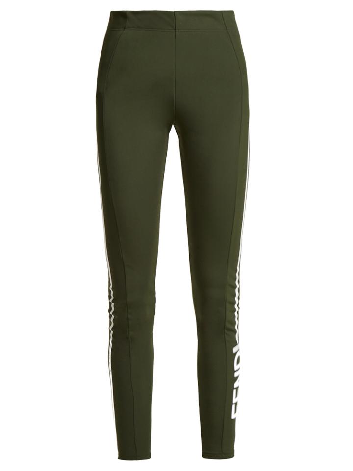 Fendi Side-stripe Aprs-ski Leggings