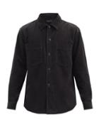 Matchesfashion.com Rag & Bone - Heath Cotton-corduroy Shirt - Mens - Black