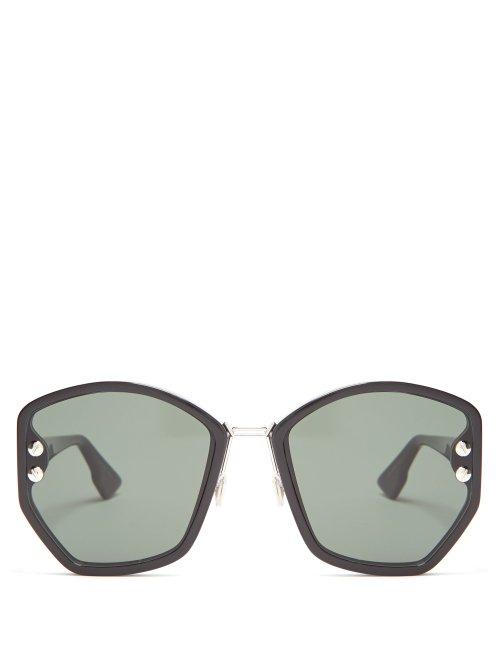 Matchesfashion.com Dior Eyewear - Dioraddict2 Acetate Sunglasses - Womens - Black