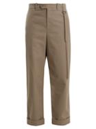 Matchesfashion.com Craig Green - High Rise Wide Leg Tailored Trousers - Womens - Grey