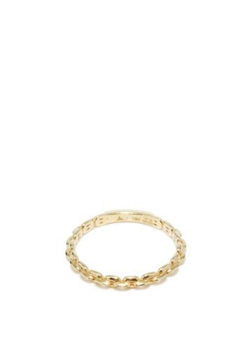 Lizzie Mandler - Chain Mini 18kt Gold Ring - Womens - Yellow Gold