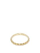 Lizzie Mandler - Chain Mini 18kt Gold Ring - Womens - Yellow Gold