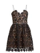 Matchesfashion.com Self-portrait - Azaelea Floral Lace Midi Dress - Womens - Black