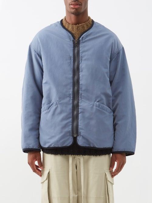 Visvim - Iris Reversible Technical Bomber Jacket - Mens - Blue