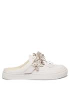 Matchesfashion.com Sophia Webster - Jessie Butterfly Leather Backless Trainers - Womens - White