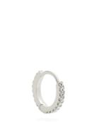 Matchesfashion.com Maria Tash - Eternity Diamond & 18kt White Gold Earring - Womens - Silver