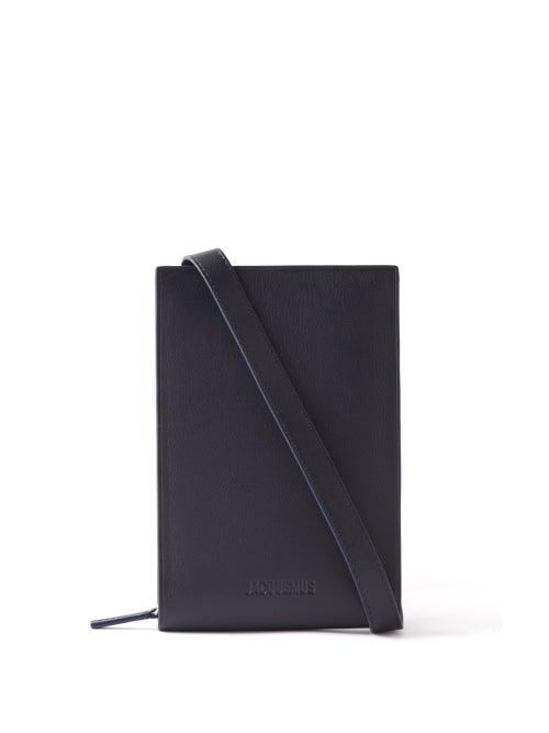 Jacquemus - Gadjo Small Leather Cross-body Bag - Mens - Navy