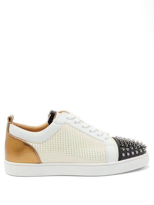 Matchesfashion.com Christian Louboutin - Louis Junior Spike-embellished Trainers - Mens - Multi