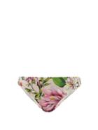 Matchesfashion.com Dolce & Gabbana - Rose-print Bikini Briefs - Womens - Pink Print
