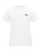 Matchesfashion.com A.p.c. - Raymond Embroidered-logo Cotton-jersey T-shirt - Mens - White