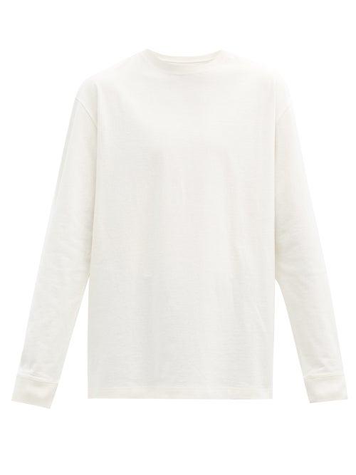 Matchesfashion.com Bottega Veneta - Crew-neck Cotton-jersey T-shirt - Mens - Cream