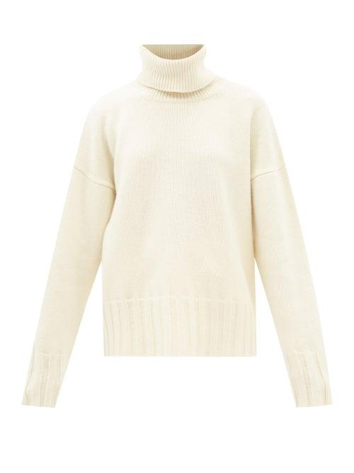 Made In Tomboy - Ely Roll-neck Wool Sweater - Womens - Ivory