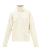 Made In Tomboy - Ely Roll-neck Wool Sweater - Womens - Ivory