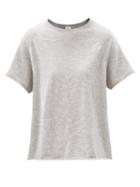 Matchesfashion.com Extreme Cashmere - Todd Cashmere T-shirt - Womens - Grey