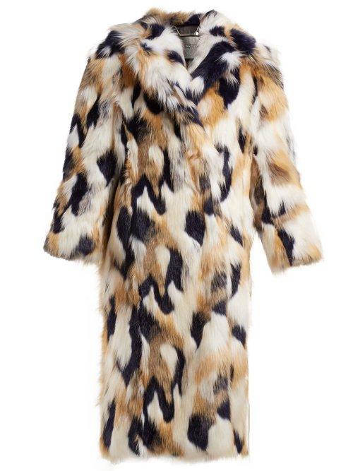 Matchesfashion.com Givenchy - Faux Fur Coat - Womens - Multi