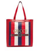 Matchesfashion.com Gucci - Striped Large Tote Bag - Mens - Navy Multi