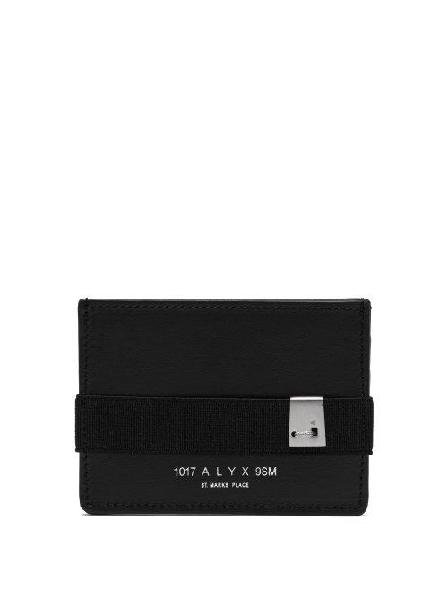 Matchesfashion.com 1017 Alyx 9sm - Ryan Leather Cardholder - Mens - Black