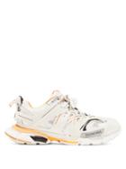 Matchesfashion.com Balenciaga - Track Leather And Mesh Low Top Trainers - Mens - White