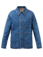 Another Aspect - Organic-cotton Denim Chore Jacket - Mens - Blue