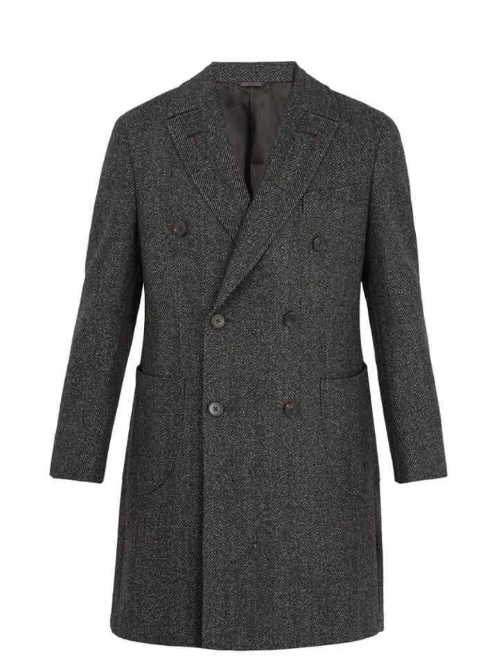 Thom Sweeney Double-breasted Wool Coat