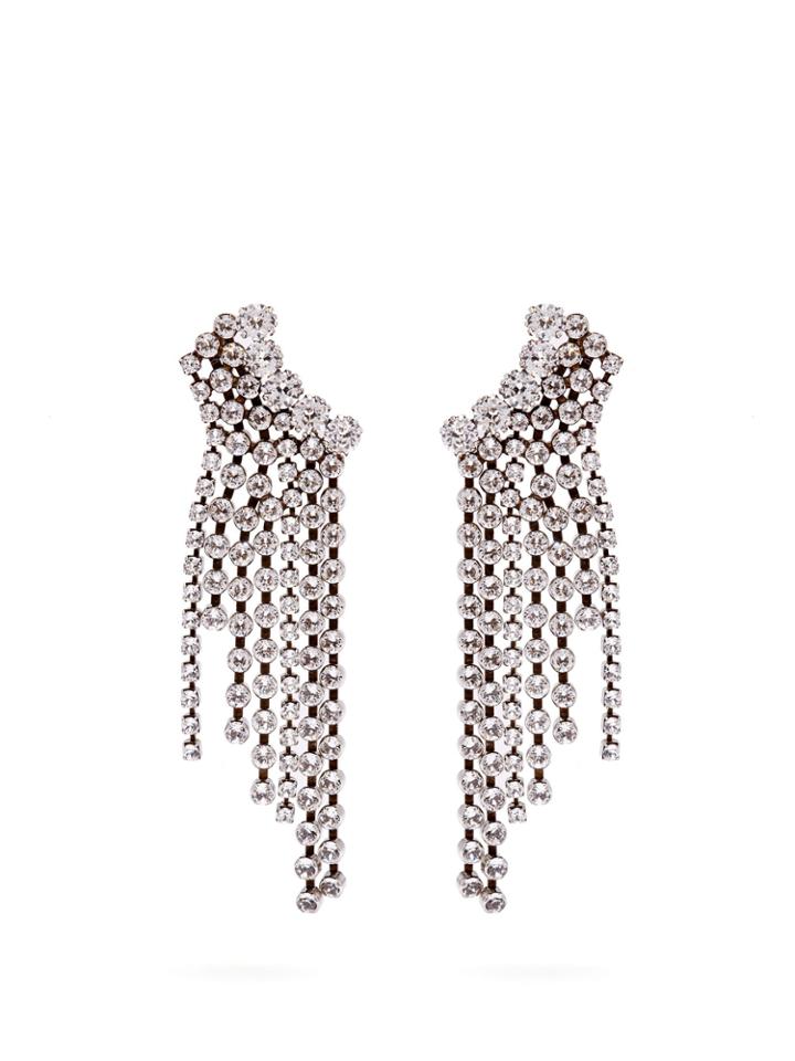 Isabel Marant Strass Crystal-embellished Cascade Earrings