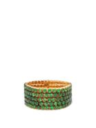 Ladies Fine Jewellery Shay - Green Garnet & 18kt Gold Ring - Womens - Green Gold