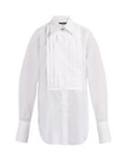 Alexachung Crystal-embellished Cotton-poplin Shirt