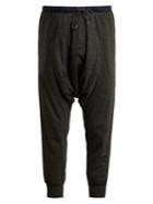 Kolor Dropped-crotch Jersey Cropped Track Pants