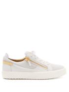 Giuseppe Zanotti Frankie Leather And Suede Trainers
