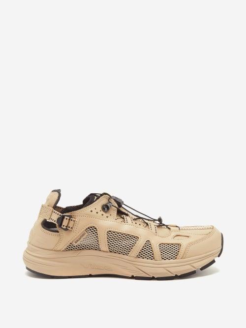 Salomon - Techsonic Advanced Leather Trainers - Mens - Beige