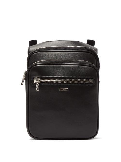 Matchesfashion.com Amiri - Leather Hip Pouch - Mens - Black