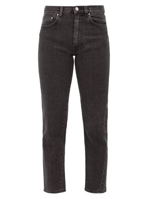 Matchesfashion.com Totme - Cropped Slim-fit Jeans - Womens - Grey