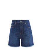Officine Gnrale - Alexandra High-rise Denim Shorts - Womens - Denim