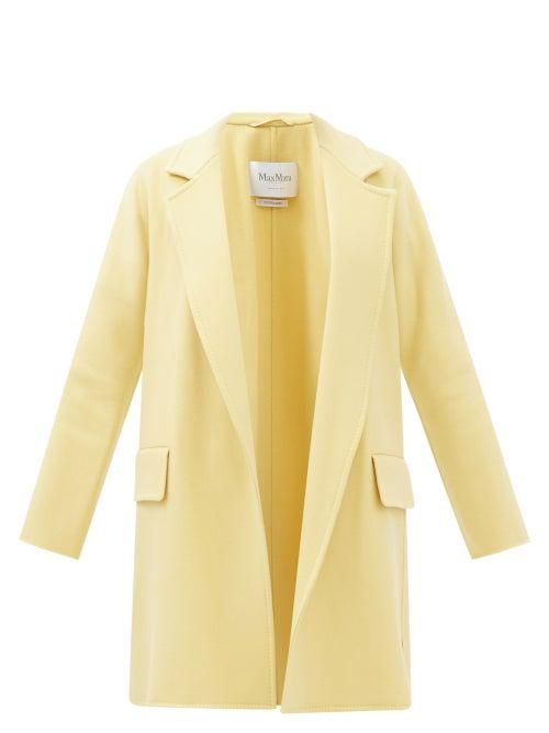 Max Mara - Beira Coat - Womens - Light Yellow