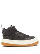 Matchesfashion.com Eytys - Delta Tumbled High Top Leather Trainers - Mens - Black