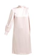 Matchesfashion.com Erdem - Venora One Sleeve Satin Dress - Womens - Pink