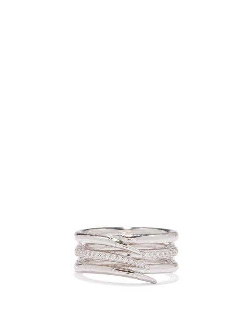 Shaun Leane - Armis Diamond & 18kt White-gold Ring - Mens - White Gold