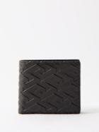 Versace - La Greca-embossed Leather Wallet - Mens - Black